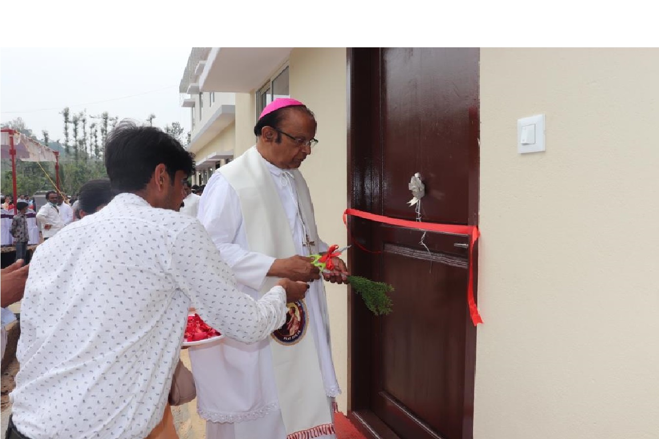 Most Rev. Dr. Thomas A Vazhailly inaugurating the new house (3)