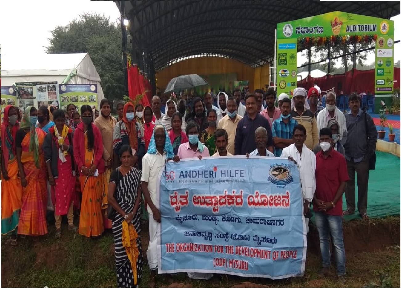 Farmers exposure visits to Krishi Mela at Bangalore