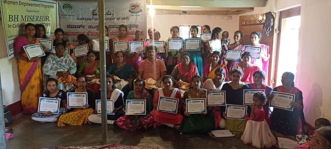 LEDP certificate Distribution program at Hebbal Kopplu village-K R Nagar
